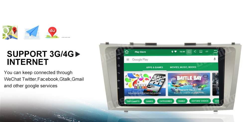 Clearance Dasaita 9" Android 8.1 Car GPS Player Navi for Toyota Camry 40 2007-2011 with 2G+16G Quad Core Car Stereo Multimedia No DVD 14 Clearance Dasaita 9" Android 8.1 Car GPS Player Navi for Toyota Camry 40 2007-2011 with 2G+16G Quad Core Car Stereo Multimedia No DVD 14