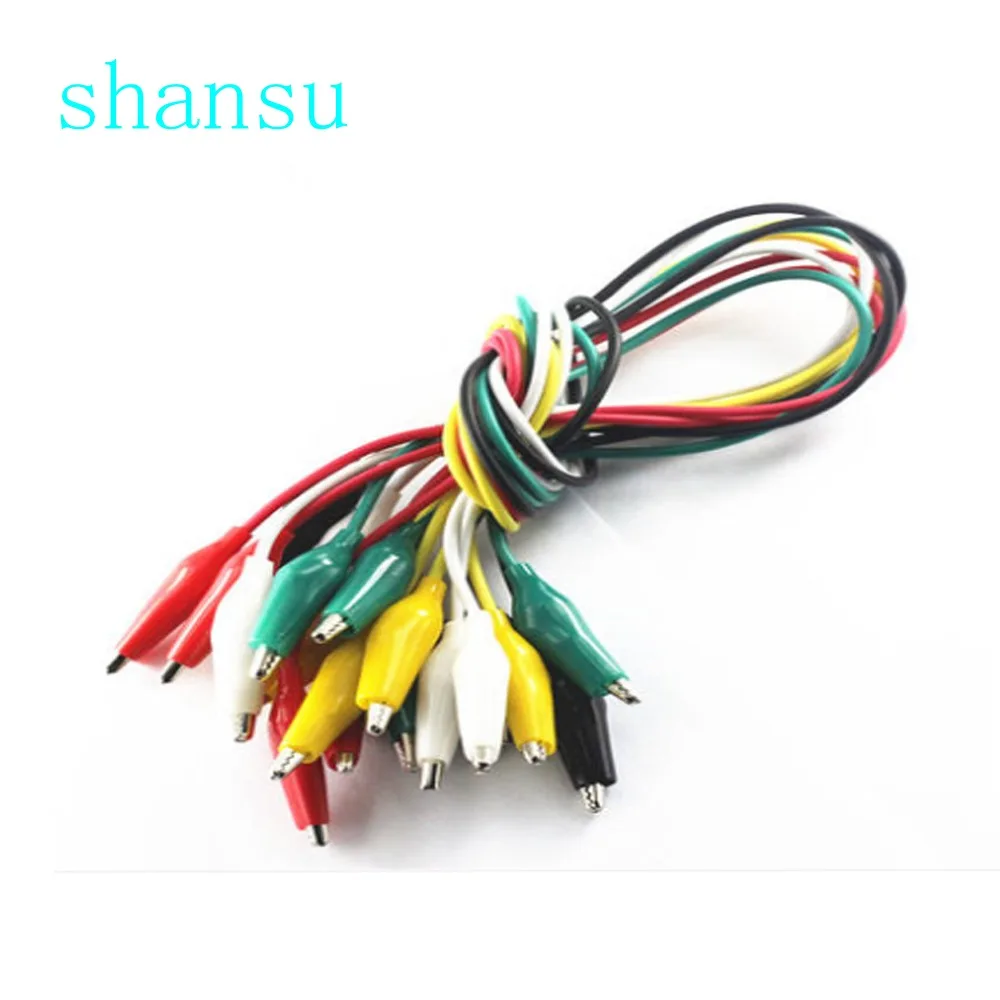 

large Medium Small 10pcs Alligator Clips Electrical DIY Test Leads Alligator Double-ended Crocodile Clips Test Jumper Wire