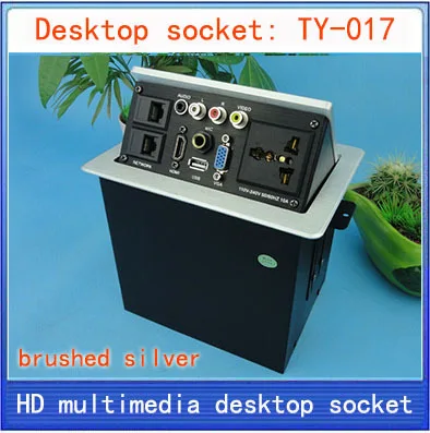 Настольная розетка/Скрытая мультимедийная информационная коробка/HD HDMI Сеть RJ45