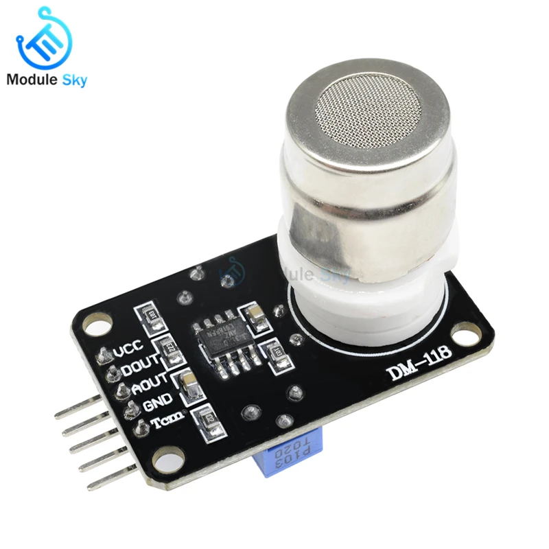 

MG811 CO2 Carbon Dioxide Gas Sensor Probe Module Detector with Analog TTL Level Signal Output DC 6V