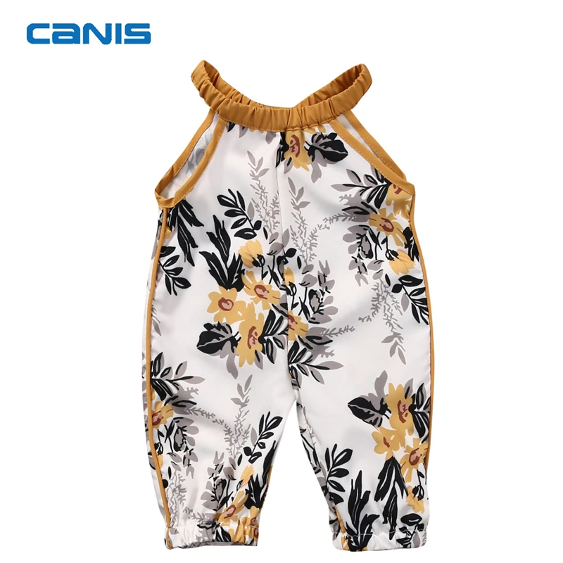 

Infant Newborn Baby Girl Boys Clothing Floral Princess Jumpsuit Flower Cotton Baby Romper Clothes Set