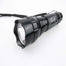 Яркий тактический светодиодный фонарь лампа 501B CREE XM-L2 U3 1600LM прохладным при светильник OP 1 Режим светодиодный вспышка светильник для кемпинга