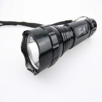 

Bright Tactical LED Torch Lamp 501B CREE XM-L2 U3 1600LM Cool While Light OP 1-mode LED Flashlight for Camping Hunting