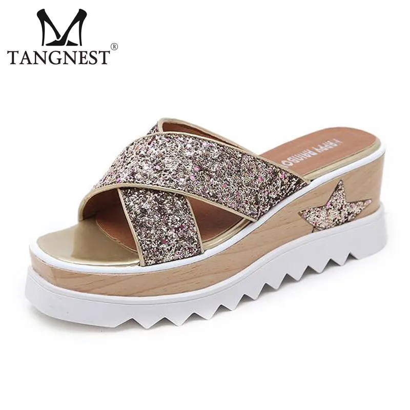 beach sandals platform