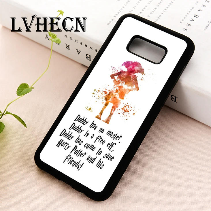 

LvheCn TPU Skin phone case for Samsung Galaxy S5 S6 S7 S8 S9 S10 EDGE PLUS S10e lite Note 5 8 9 Harry Potter Dobby Has No master