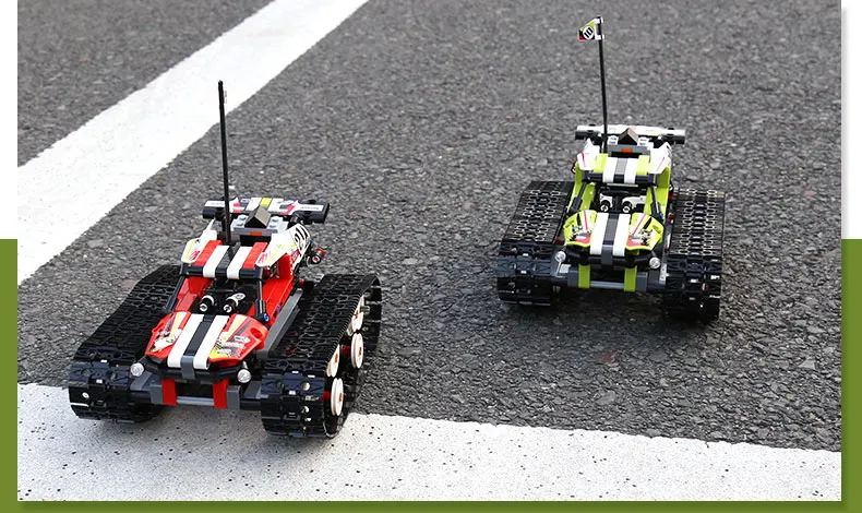 Игрушка Детская техника серии RC трек дистанционного управления гоночный автомобиль набор строительных блоков кирпичи развивающие игрушки, совместимые с детским подарком