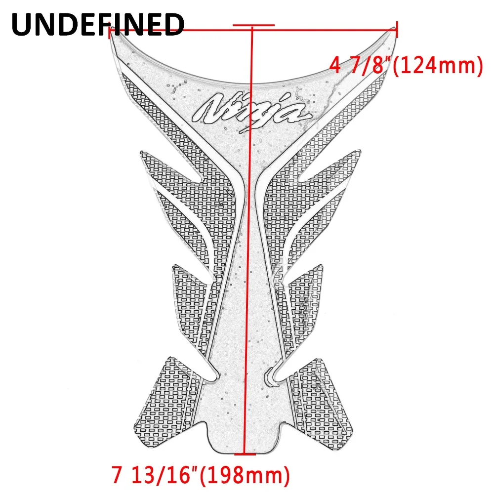 Неопределенная мотоциклетная Наклейка на газ масло защитная накладка на топливный бак Чехол для Kawasaki NINJA 250 300 Z650 Z750 Z900 Z1000 Moto