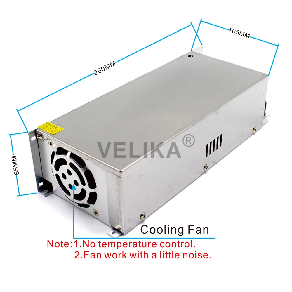 Одиночный выходной импульсный источник питания AC220V к DC55V 13A 720W SMPS для станков с