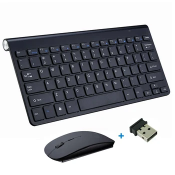 

Portable 2.4G Mini Keyboard Wireless Keyboard Mouse Set for Mac Notebook Laptop TV box Office Supplies for IOS Android Win 7 10