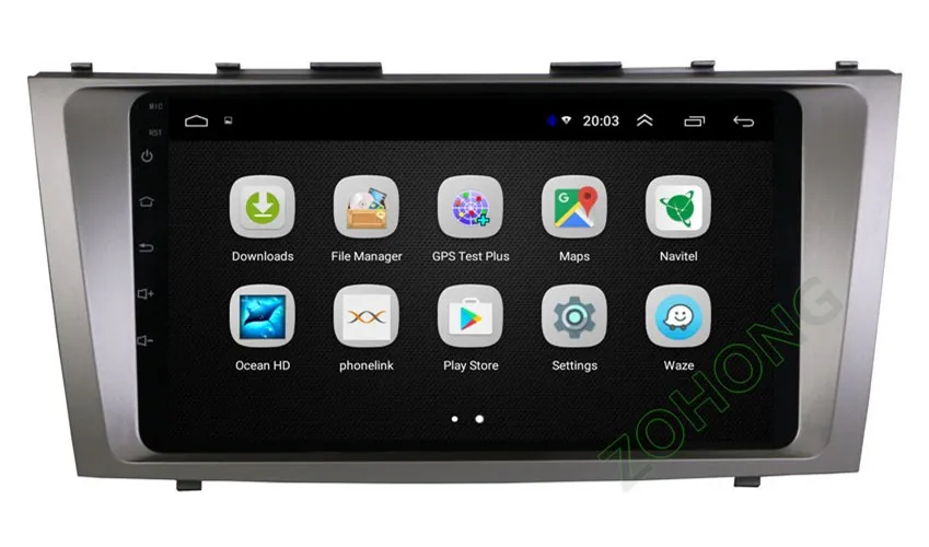 Perfect 2.5D 9inch Android8.1 Car DVD Multimedia Player For Toyota Camry 2007 2008 2009 2010 2011 GPS Navigation radio tapte recorder BT 17