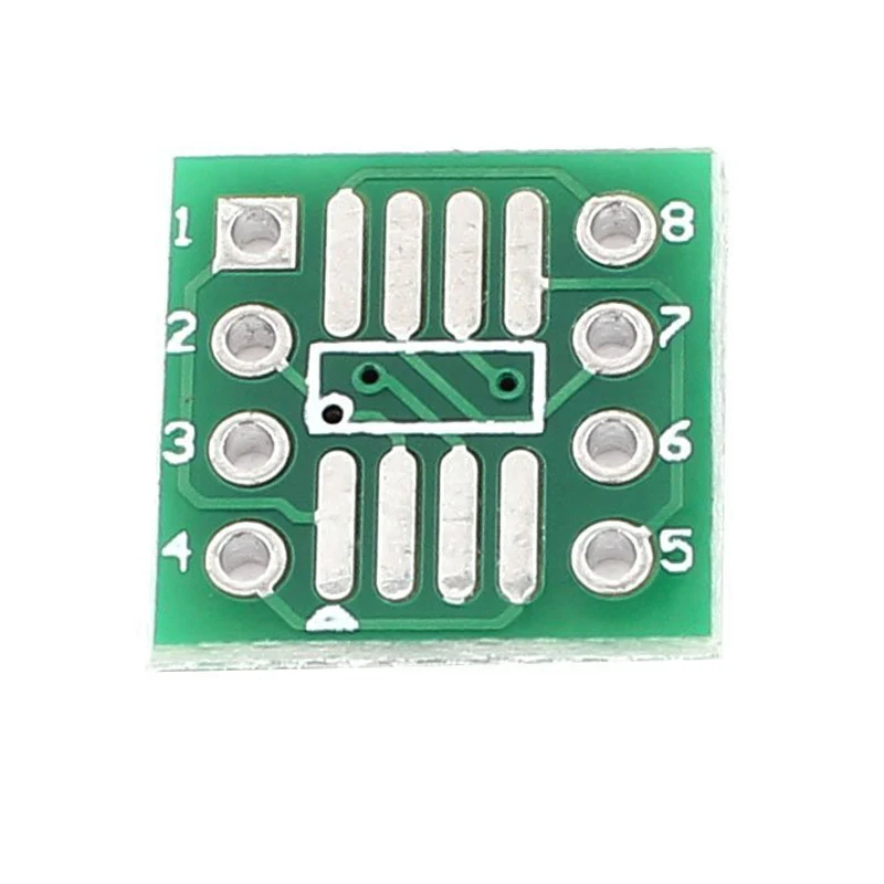 MAHA 50 шт. SOP8 SSOP8 TSSOP8 SMD к адаптеру DIP8 0 65/1 27 мм печатная плата | Электроника