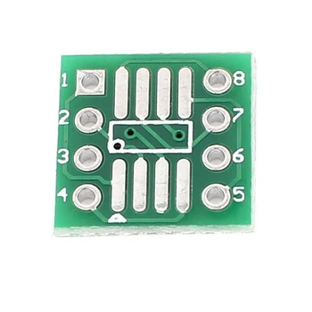 

MAHA 50Pcs SOP8 SSOP8 TSSOP8 SMD To DIP8 Adapter 0.65/1.27mm PCB Board