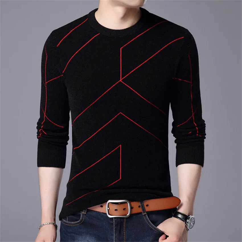 Autumn and winter new warm men sweater high end brand thickened