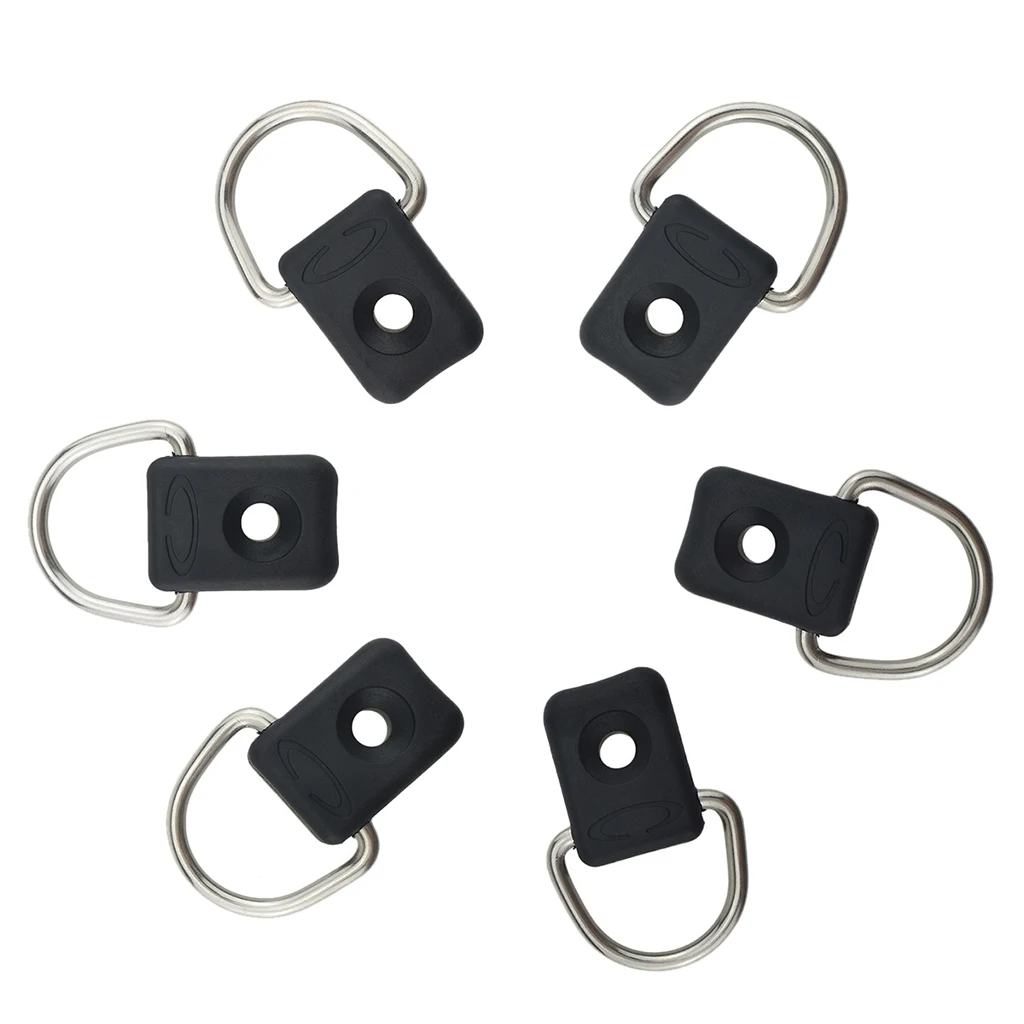 MagiDeal Marine Canoe Kayak Boat D-Ring Safety Deck Loop Mounting Tie Down Kit 