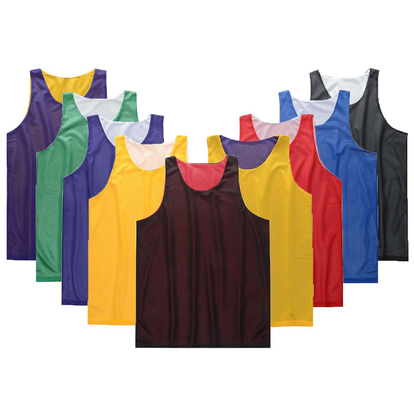 Reversible Wearing Ultra light Breathable Basketball Jerseys Plus Size