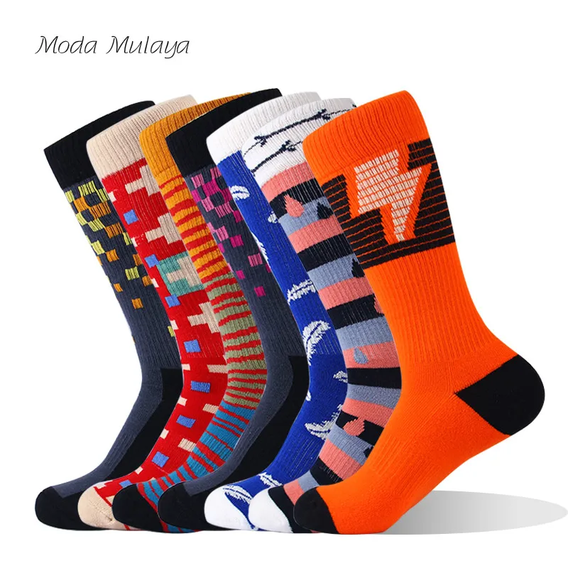 

Mens 100% Cotton Happy Socks Men's Crew Thermal Novelty Funny Sock Funny Hombre Calcetines Hombre Divertido Socks Gift for Men