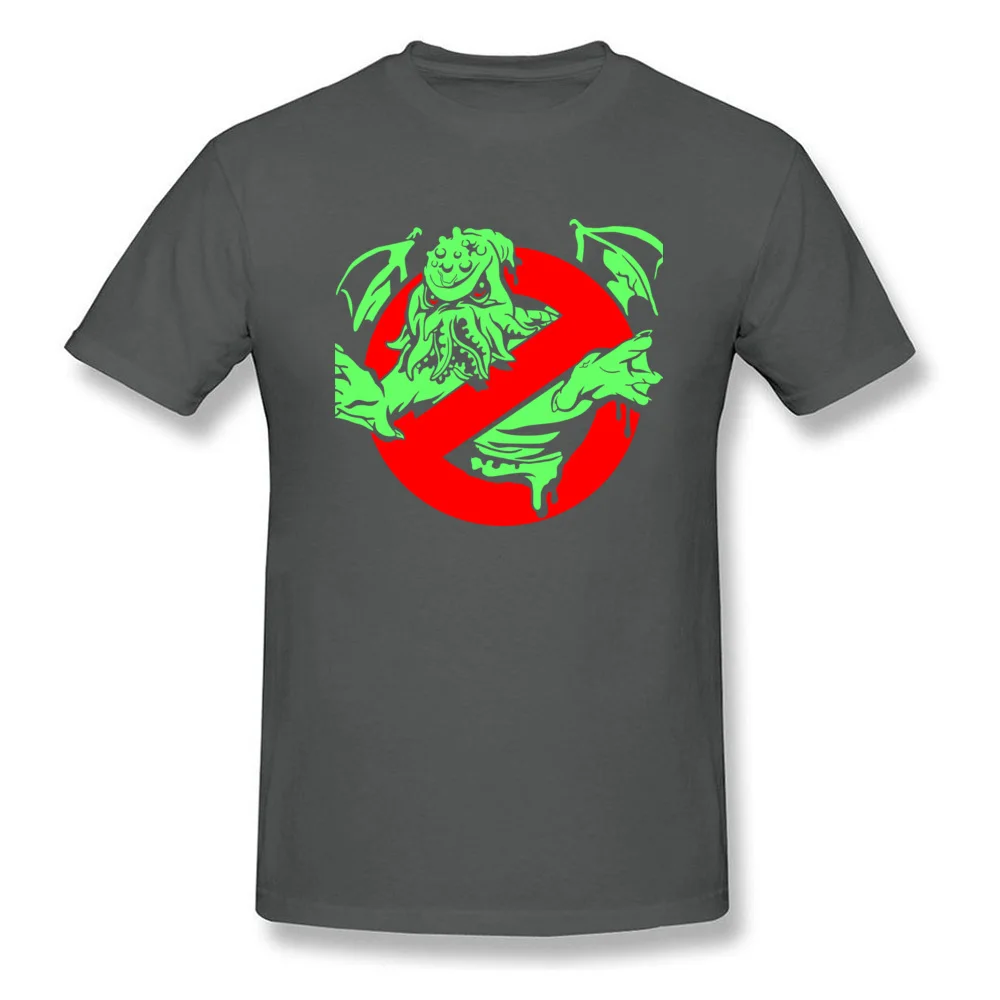 Cthulu Busters Cotton Simple Style Tops Tees 2018 Fashion Short Sleeve Student T-Shirt Casual ostern Day T Shirts Crewneck Cthulu Busters carbon