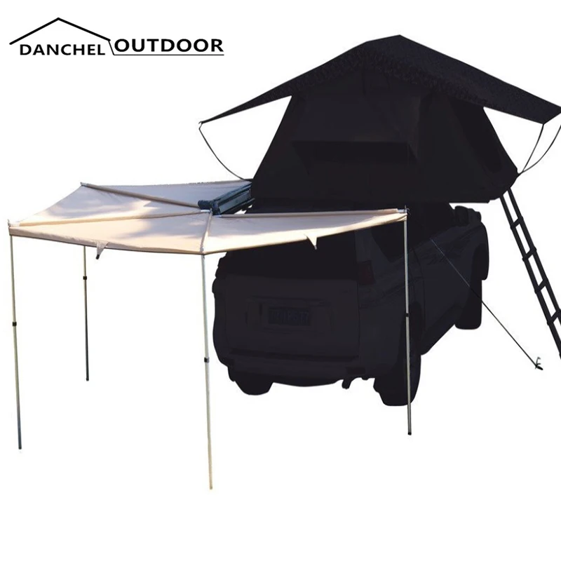 

DANCHEL OUTDOOR Batwing Compact Awning radius 2.5m 4 Side Sector side car tent awning 2.5m roof tent awning