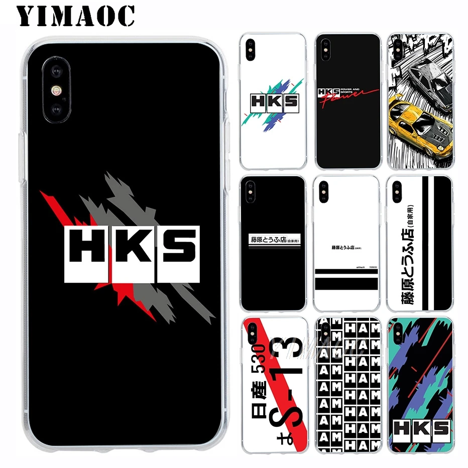 YIMAOC HKS Япония AE86 классный Мягкий силиконовый чехол для Apple Iphone 11 Pro Xr Xs Max X 10 8 Plus 7 6S 6