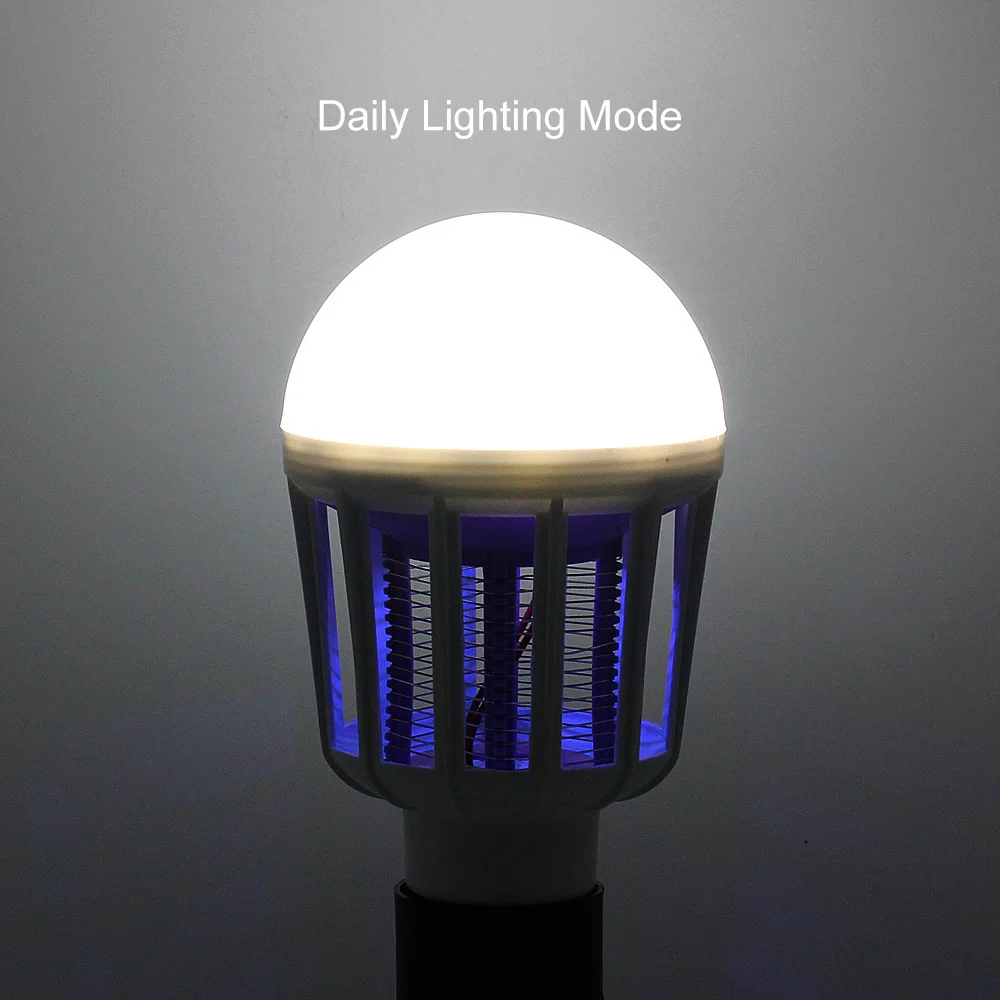 2 в 1 9 Вт светодиодный лампа инсектицидная лампа E27 вредителей Управление лампочки