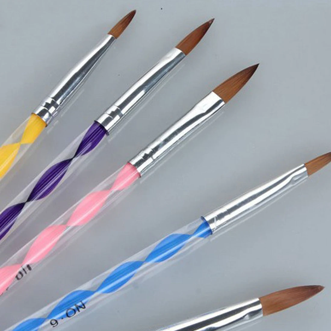 Hot selling beautiful Acrylic Nail Art Brush Pen Cuticle Pusher high