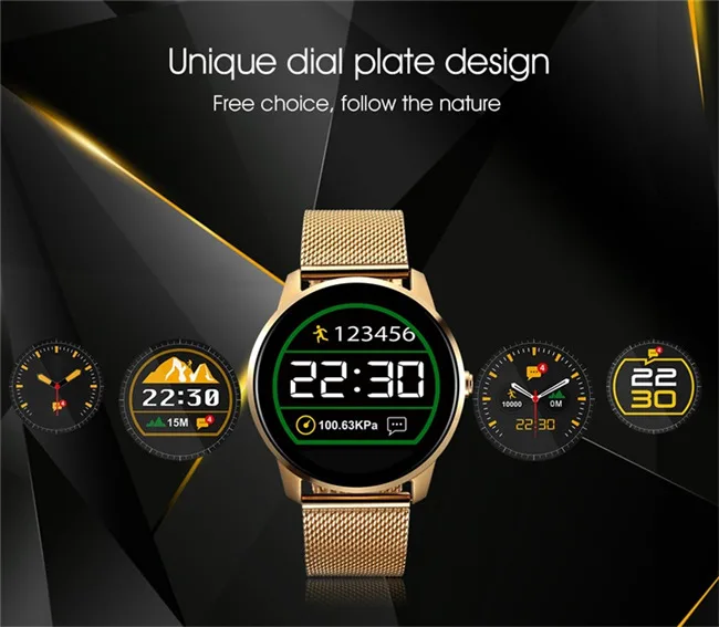 Bluetooth Montre Smart Watch 1.22 pouce IPS HD Support Daffichage Surveillance de la Fréquence Cardiaque Message Push pour IOS Android Bluetooth Montre Smart Watch 1.22 pouce IPS HD Support Daffichage Surveillance de la Fréquence Cardiaque Message Push pour IOS Android