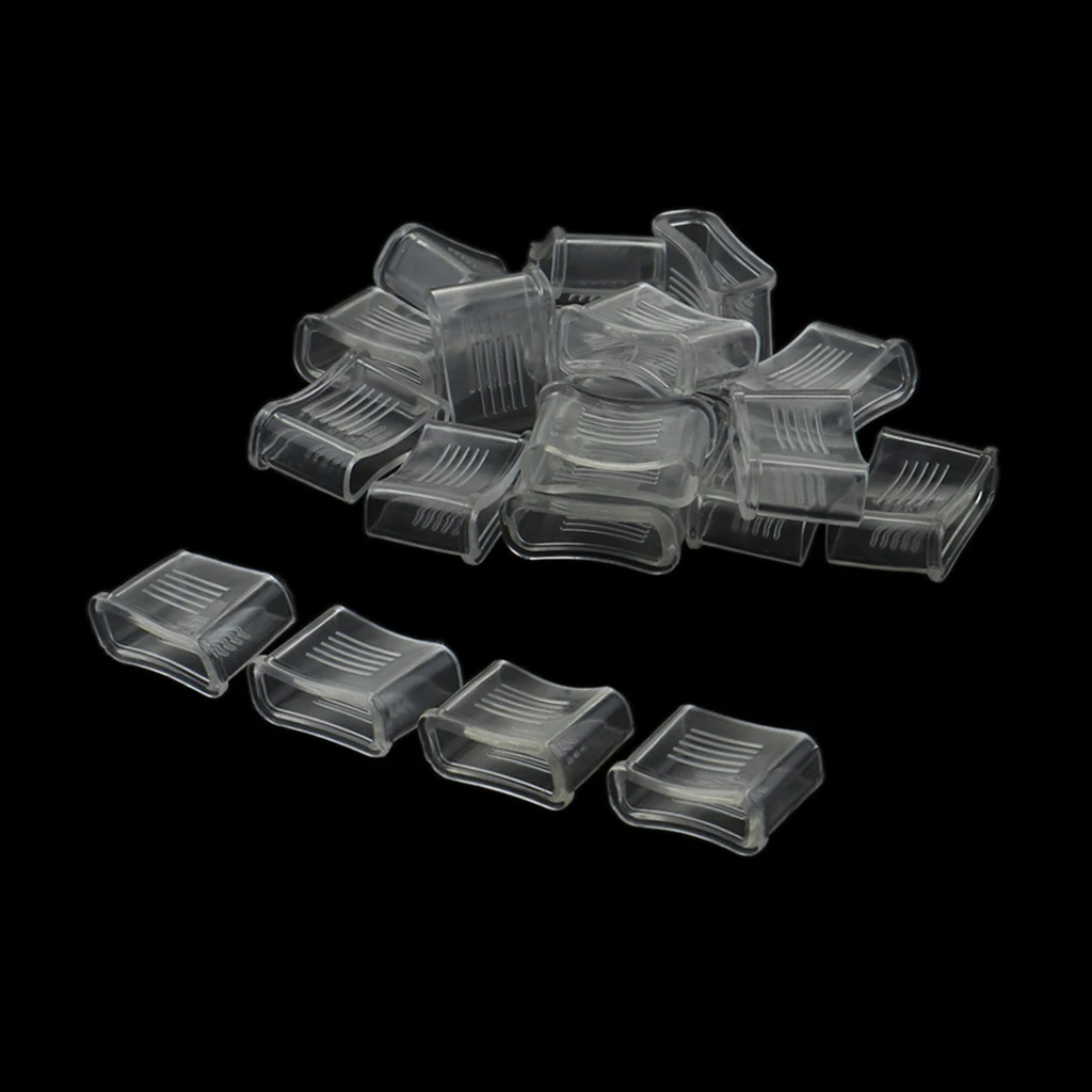 20 Pieces Referee Whistle Cover Transparent Whistle Cushioned Mouth Grip Soccer Referee Whistle Protective Accessory