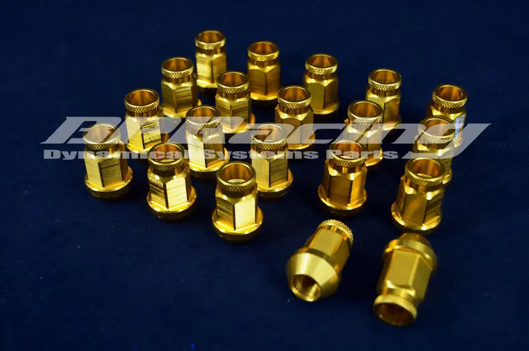20 шт. JDM M12 x 1 5 гайки для гоночного колеса винт Honda Ford Toyota golden | Автомобили и