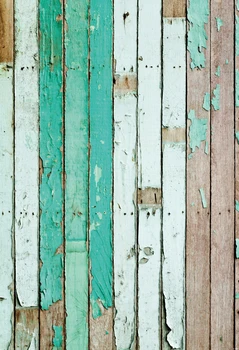

HUA Art fabric photography vintage wooden fence backdrop 5x7ft D485