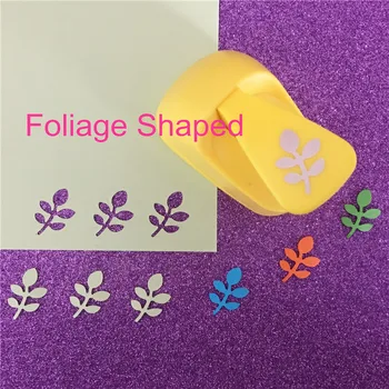 

Free Shipping M size Foliage shape save power paper/eva foam craft punch Scrapbook Handmade punchers DIY Leaf hole punches