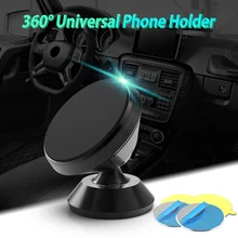 Магнитный держатель для приборной панели автомобиля с вращением на 360 градусов, подставка для iPhone, samsung, huawei, авто gps, крепление на вентиляционное отверстие, магнитная автомобильная подставка для смартфона