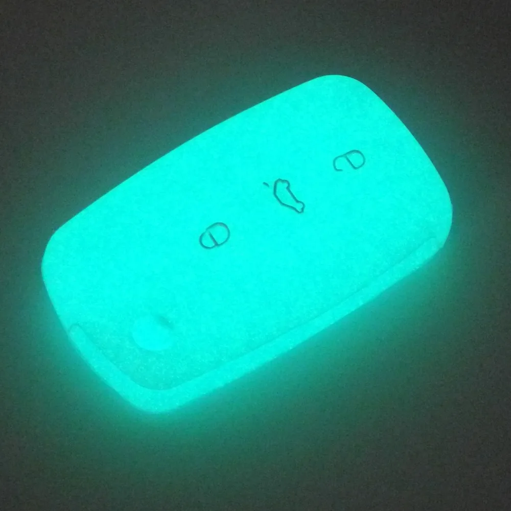 Keyforkess 30 pz/lotto Cassa Chiave Del Silicone Per VW Polo Passat B5 Sedile Golf Jetta Mk6 Tiguan Più Eos Scirocco Coleotteri copertura FOB 13 1DSwarehouse9215