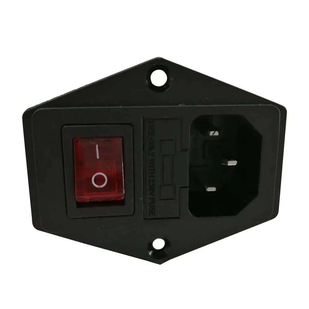 

Tronxy 3d printer Power Socket 10A AC 3D printer accessory 3 in 1 fuse power supply socket top quality free shipping