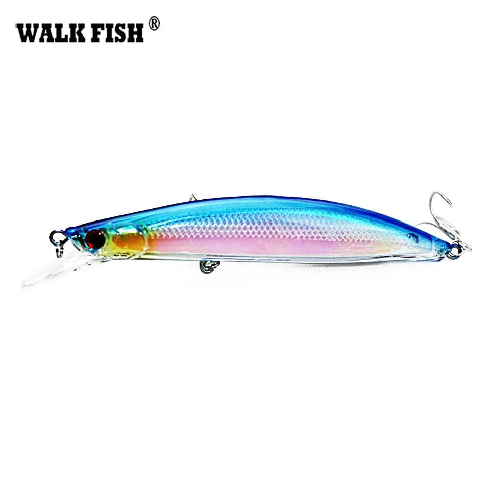 Walk Fish 1 шт. 14 см 22 г Лазерная рыболовная приманка гольян твердая приманка 2# рыболовные Крючки рыболовные снасти приманка 3D глаза 0,5-2 м Pesca