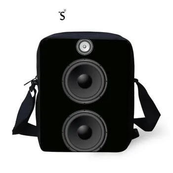 

Small School Bags for kindergarten Students 3D Loud Speaker Printing Mini Boys Messenger Bag Children Crossbody Bags Sumka