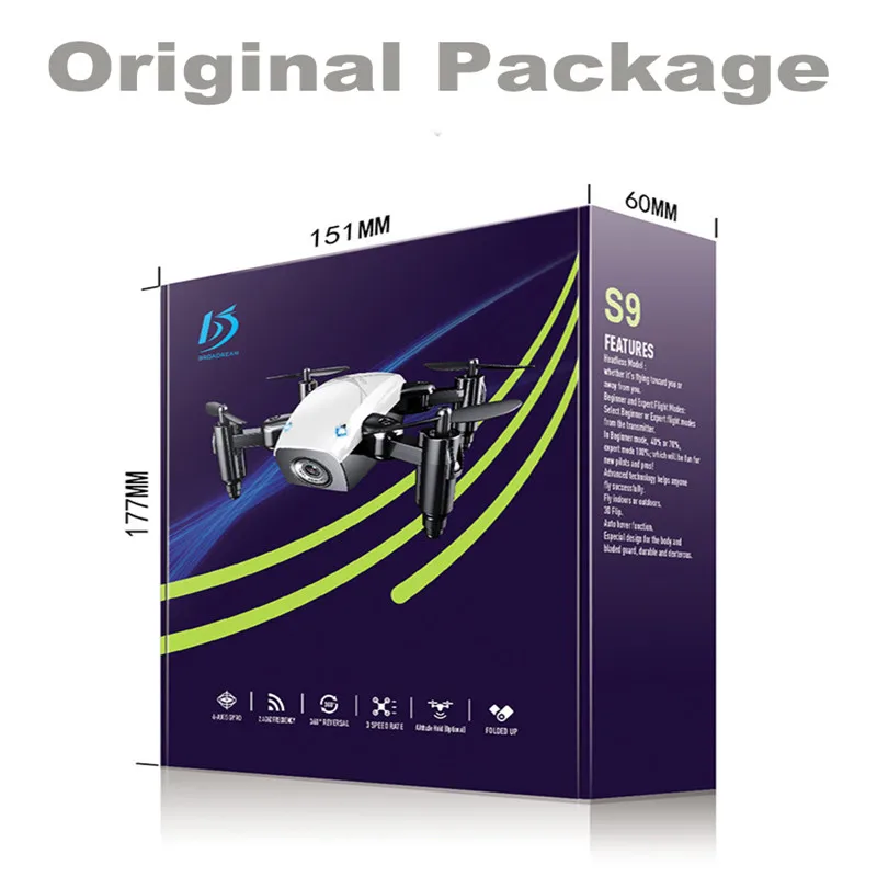 S9HW Mini Drone With Camera S9 No Camera RC Quadcopter Foldable Drones Altitude Hold RC Quadcopter WiFi FPV Pocket Dron VS CX10W S9HW Mini Drone With Camera S9 No Camera RC Quadcopter Foldable Drones Altitude Hold RC Quadcopter WiFi FPV Pocket Dron VS CX10W