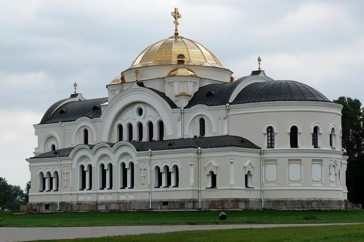 Полотно Ткани Плакат Пользовательские печати (рамка доступна) церковь в крепости Брест Беларусь 086FJ Настенный декор комнаты декор дома