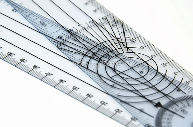 20 шт./лот! Медицинская линейка транспортир угловая линейка Гониометр спинномозговой Гониометр