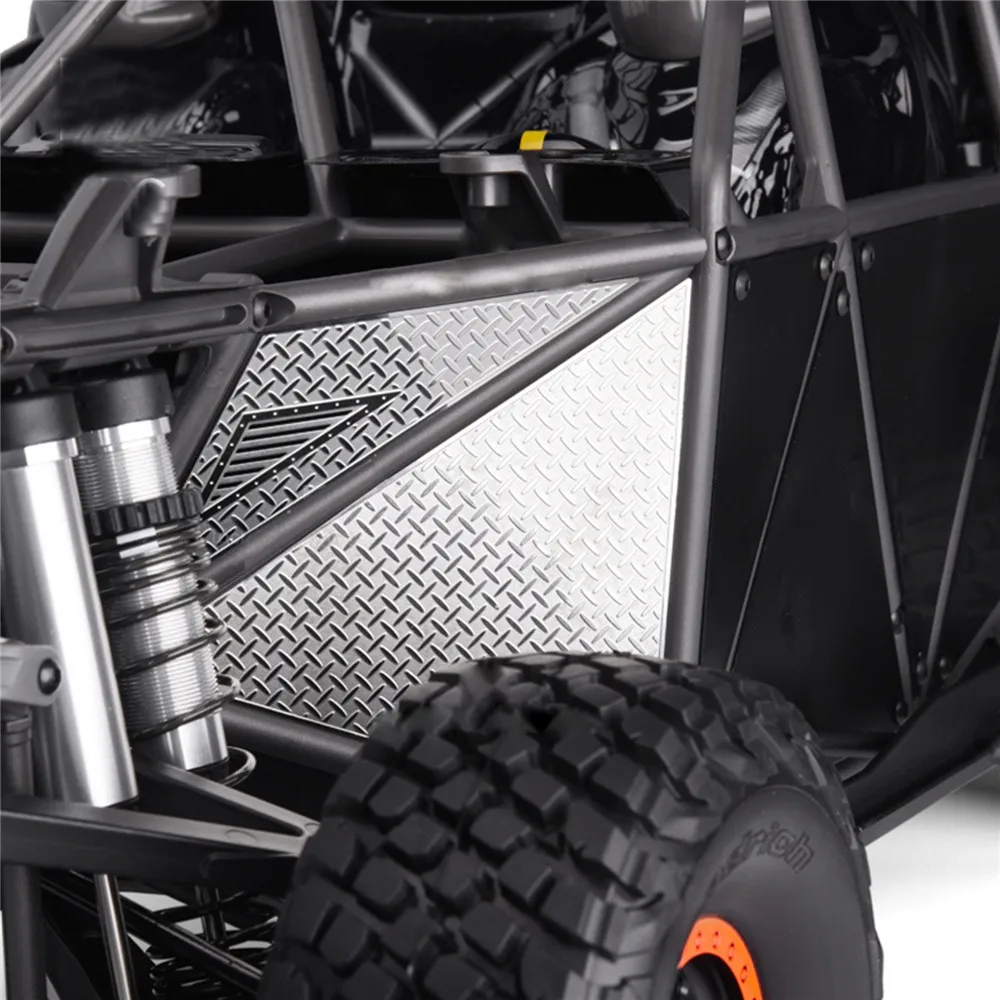 

Stainless Steel Front Wheel Arch Armor Metal Protect Guard Plate Set for 1/7 Traxxas UDR Unlimited Desert Racer RC Cars