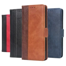 Винтажный кожаный флип-чехол-кошелек для Xiaomi Redmi Note 7 Pro Note7pro Note7 6 ГБ 64 Гб роскошный держатель для карт защитный чехол