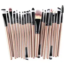Paradise 2016 New fashion design 20 pcs Makeup Brush Set tools Toiletry Kit Wool Synthetic Hair Free Shipping Apr26