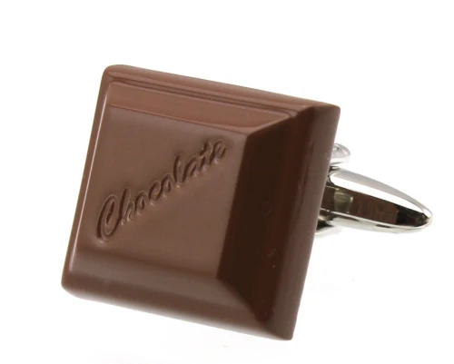 Chocolates Мужские Запонки еда Клубника Печенье запонки в форме арахиса для рубашки H1007 - Окраска металла: Chocolates