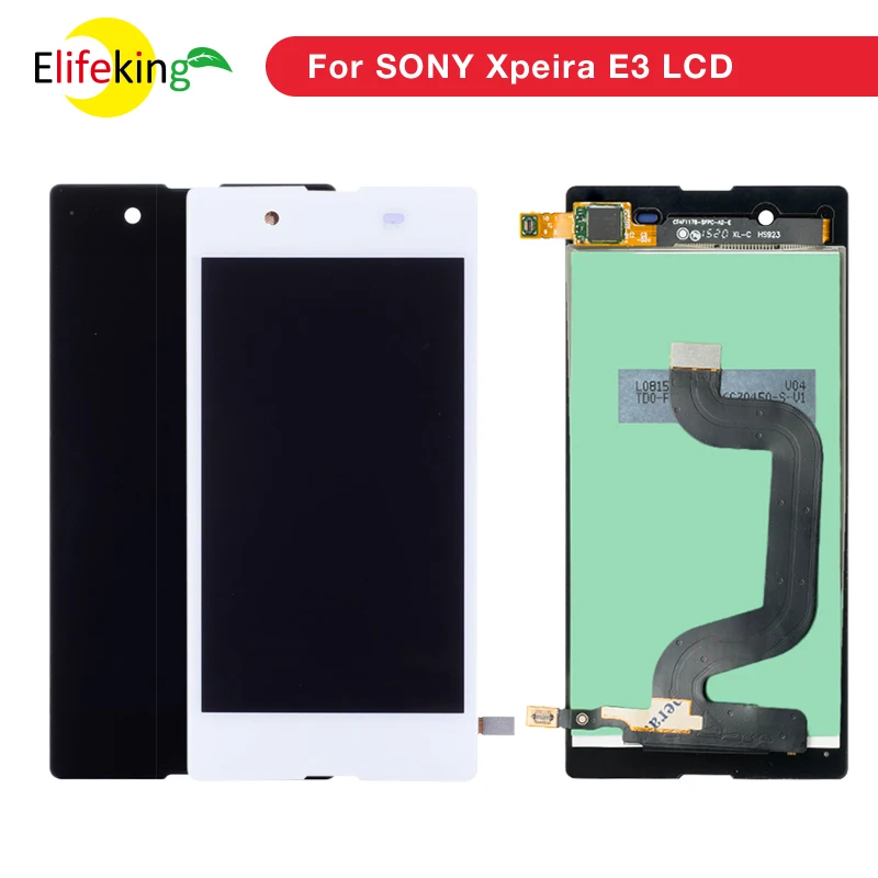4 5 ''Оригинальный дисплей для SONY Xpeira E3 LCD сенсорный экран дигитайзер с рамкой