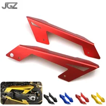 CNC de Alumínio Da Motocicleta Cadeia Roda Dentada Capa Protector Vermelho Azul Preto Ouro Par para Yamaha TMAX 530 2012-2014 2015 2017 XP530