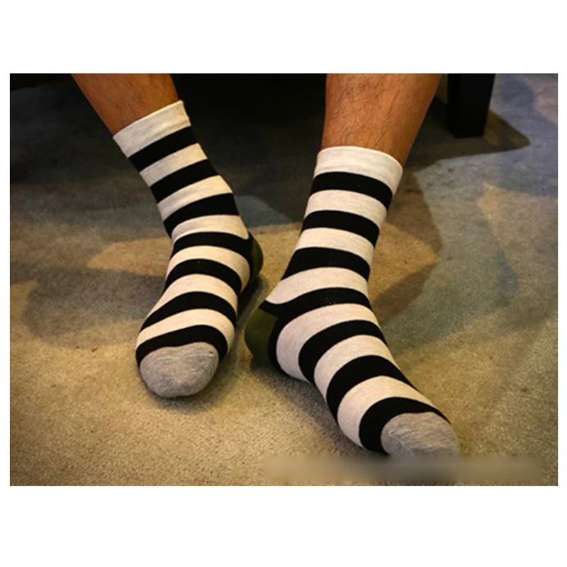 3 пары Модные Цветные хлопчатобумажные носки с принтом в стиле хип-хоп Длинные мужские носки Новые повседневные длинные носки с круглым вырезом зимние теплые