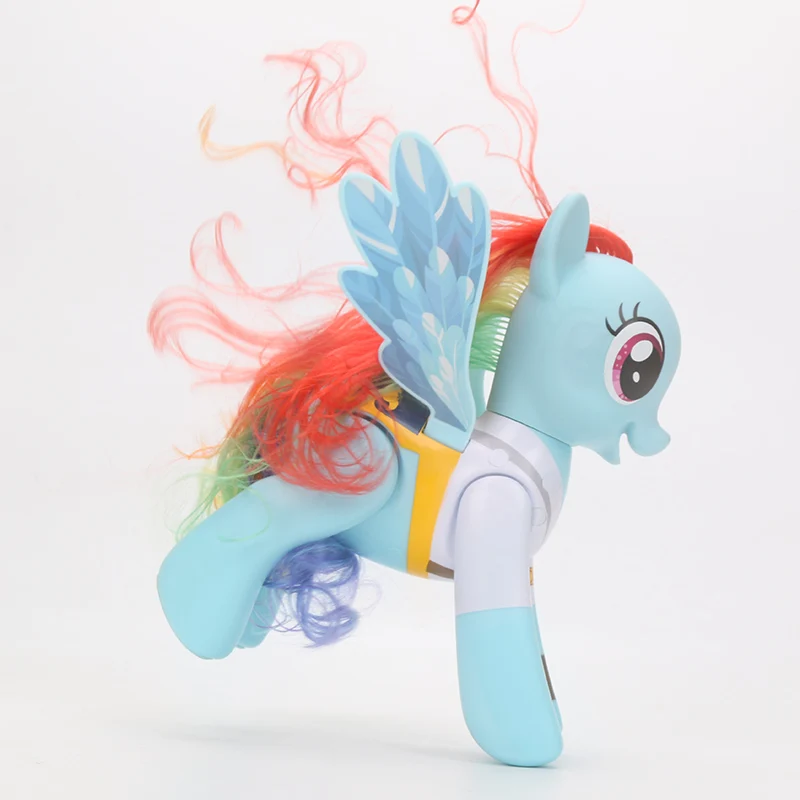 Электронные игрушки My Little Pony Flip& Whirl Priate Rainbow Dash ПВХ фигурка дружба волшебная игрушка Студенческая Модель Куклы
