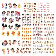 11 видов конструкций/набор мультяшных наклеек s Tips Nail Art Водные Переводные картинки Обертывания 11 узоров наклейка для водяного переноса изображения на ноготь BLE488-498