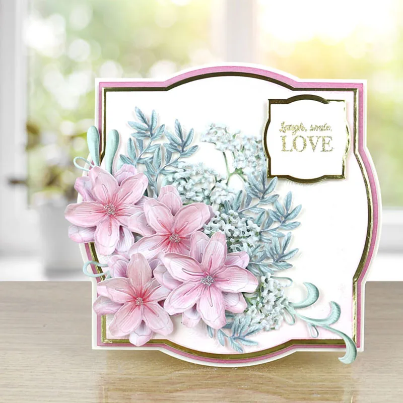 

Long Leaves Vine Edges 2019 New Metal Cutting Dies For Scrapbooking Embossing Paper Cards Die Cuts Photo Album DIY Craft