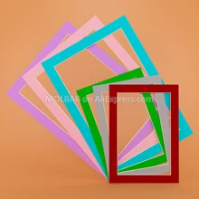 A3/A4 фотоковрики темно-красный/серый/зеленый/синий/розовый/фиолетовый картон крепления для фоторамок Passe-Partouts украшения 12 шт./лот