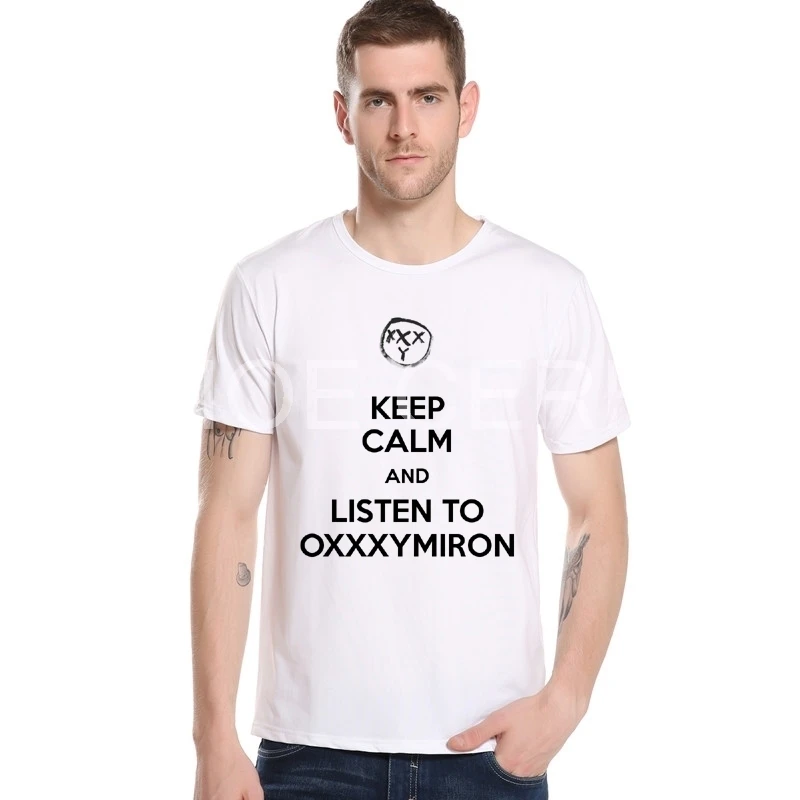

Newest Oxxxymiron Men T-Shirt Raglan Short Sleeves High Quality White Print Printed T Shirt Men Brand Clothing M25-4#